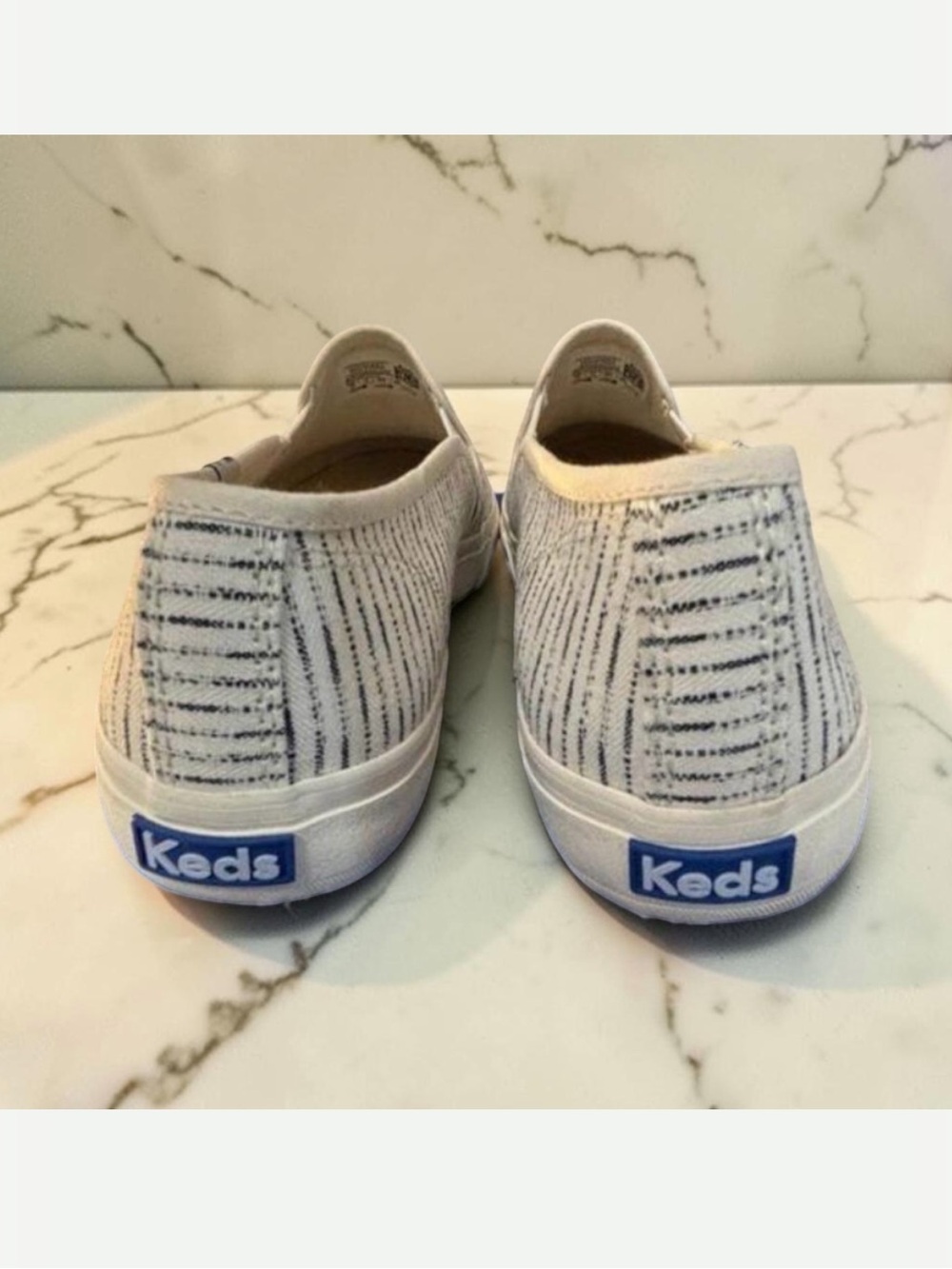Keds Double Decker Canvas Slip-On Sneaker in Baja Cream - 8.5 W - New with Box - Picture 3 of 6